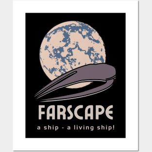 Farscape Moya | A Ship - A Living Ship! | John Crichton Quote Posters and Art